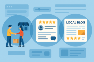 Reseñas, colaboraciones locales y contenido optimizado como parte de la estrategia SEO.
